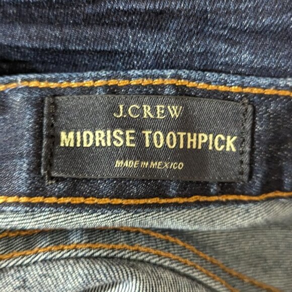 J. Crew Women's Skinny Jeans - Dark Blue - Picture 5 of 6